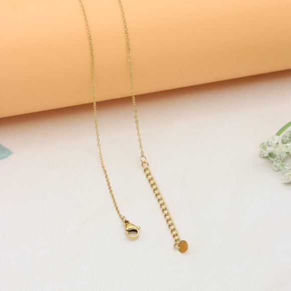 Gold Plated Star Pendant Necklace with Crystal Accent, XPNL0374 - Picture 12 of 14